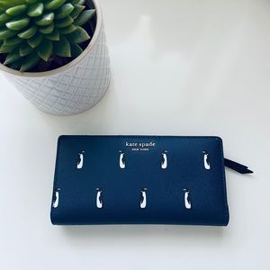 Bifold Navy Blue Penguin Wallet